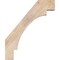 Ekena Millwork 3 1/2"W x 20"D x 24"H Merced Smooth Knee Brace, Douglas Fir BRC04X20X24MRC00SDF - alternate 3